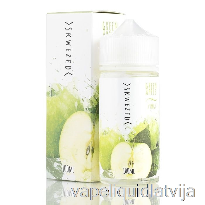 Zaļais ābols - Skwezed E-liquid - 100ml 3mg Vape šķidrums